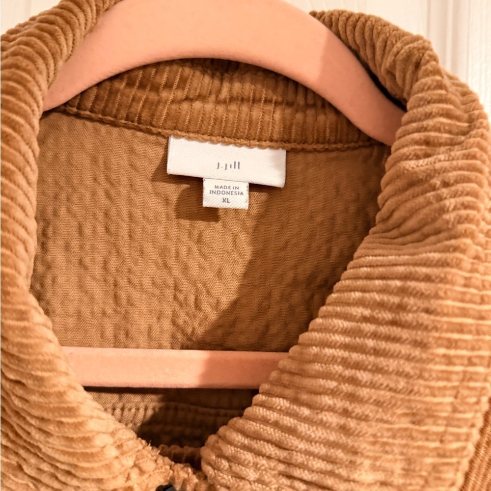 J. Jill Tan Corduroy Utility Jacket - Picture 3 of 4